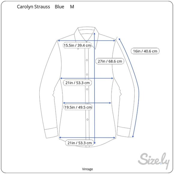 Carolyn Strauss Collection Womens Floral Print 3/4 Sleeve Button-Up Blouse M - Picture 7 of 7